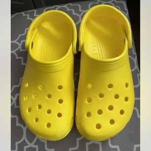 Crocs Classic Clog Yellow Women’s 9 or Men’s 7